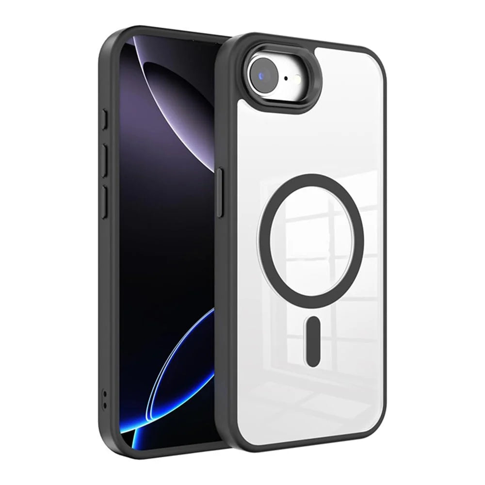 Coque hybride transparente MagSafe pour iPhone 16e Coque hybride transparente MagSafe pour iPhone 16e